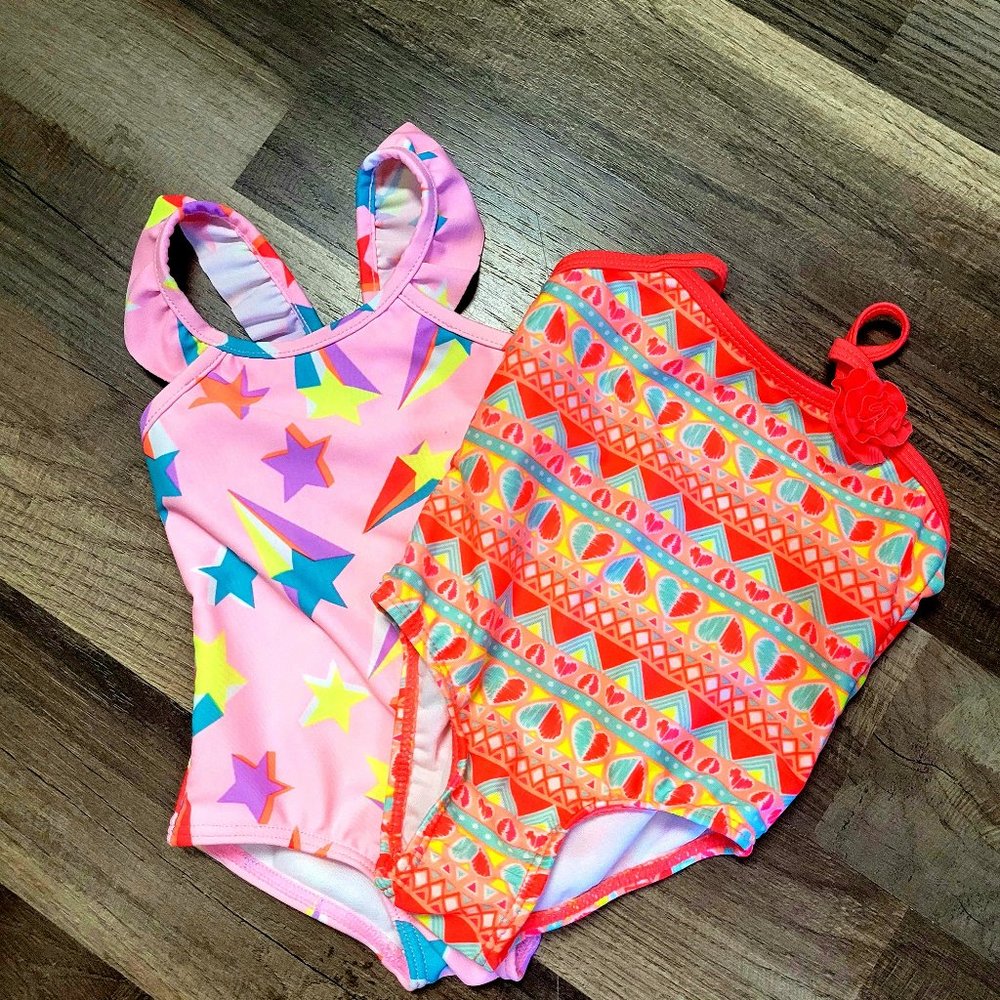 Carters 6 - 9 Month Girls Swimming Suit Bundle
